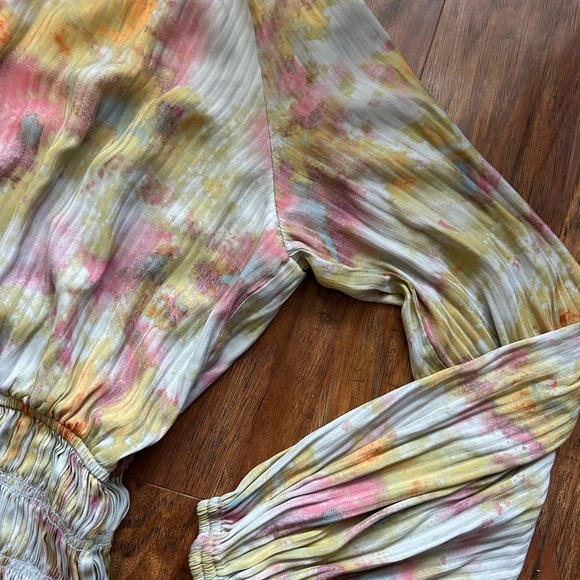 Current Air Midi Dress Women’s Size Large Dress Multicolor Boho Stretch - Picture 3 of 10